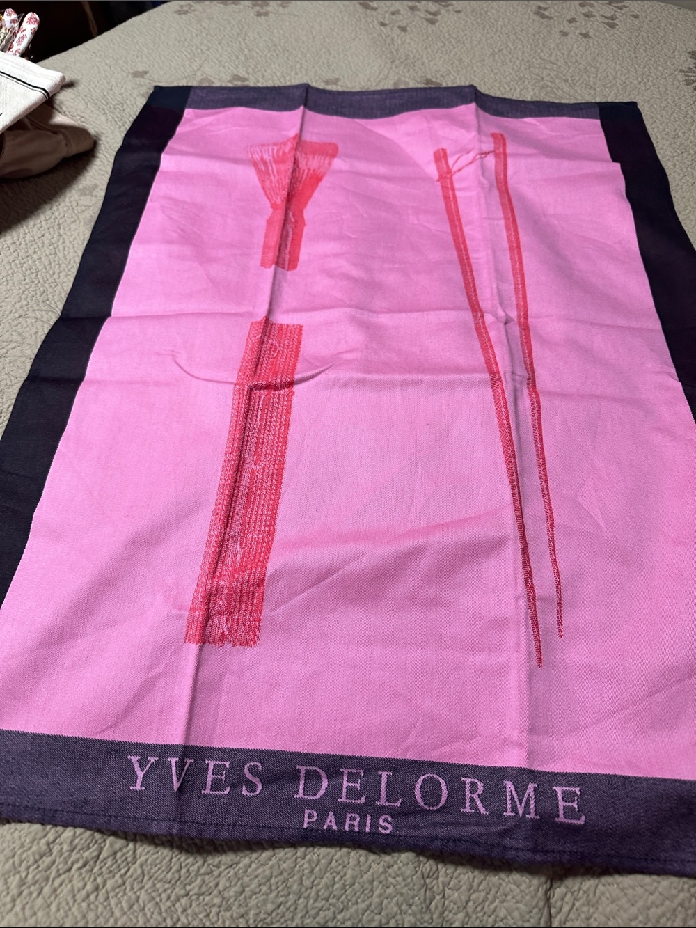 NWT Yves Delorme tea towel
